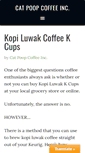 Mobile Screenshot of catpoopcoffeeinc.com